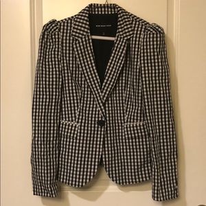 Who What Wear Gingham Print Blazer! Worn once.